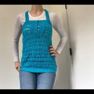 Kimchi Blue Knit Granny Square Sweater Style Tank